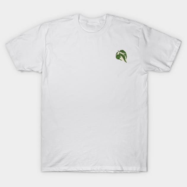 Pothos Glacier leaf T-Shirt by Khotekmei